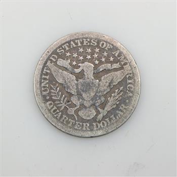 1893 Barber Silver Quarter