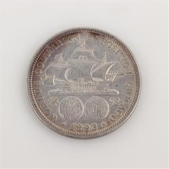 1893 Columbian Exposition Commemorative Silver Half Dollar