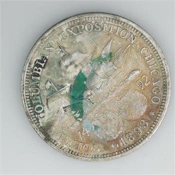 1893 Columbian Exposition Commemorative Silver Half Dollar