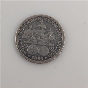 1893 Columbian Exposition Commemorative Silver Half Dollar