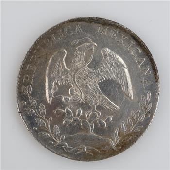 1893 Mexican Republic Silver 8 Reales