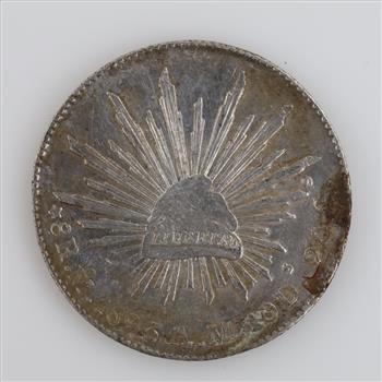 1893 Mexican Republic Silver 8 Reales