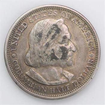 1893 Silver Columbus Commemorative Half Dollar
