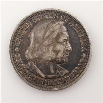 1893 US Columbian Exposition Silver Half Dollar