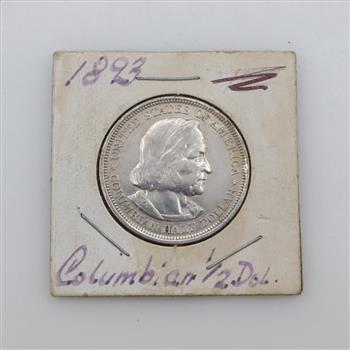 1893 World's Columbian Exposition Silver Half Dollar