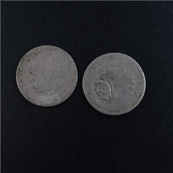 1896 & 1897 Liberty Head Nickel, 2 Pieces