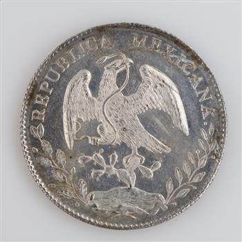1896 Mexican Republic Silver 8 Reales