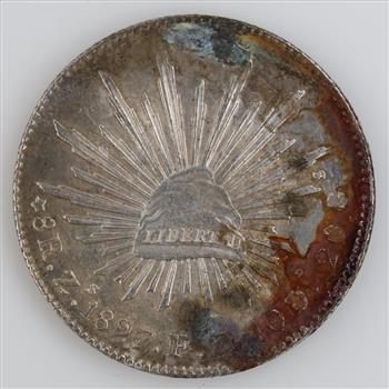 1897 Mexican Republic Silver 8 Reales