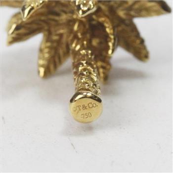 18k Gold 3.69g Tiffany & Co Palm Tree Pendant