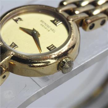 18k Gold Raymond Weil Watch