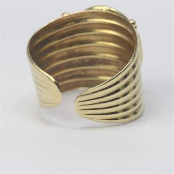 18kt Gold 5.2g Female Profile Ring