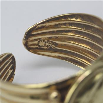 18kt Gold 5.2g Female Profile Ring