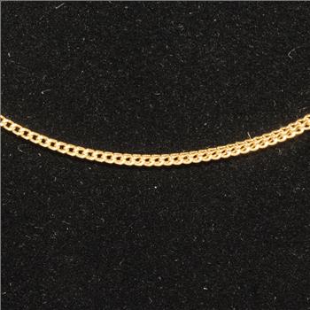 18kt Gold 5.4g Foxtail Chain Necklace