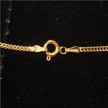 18kt Gold 5.4g Foxtail Chain Necklace