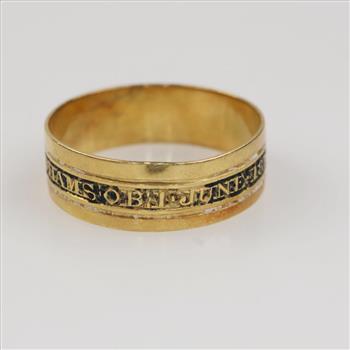 18kt Gold Band