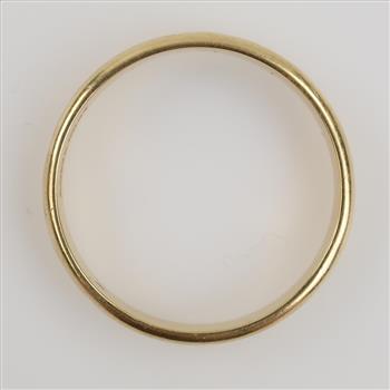 18kt Gold Band