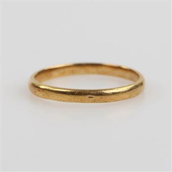 18kt Gold Band