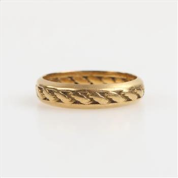 18kt Gold Band