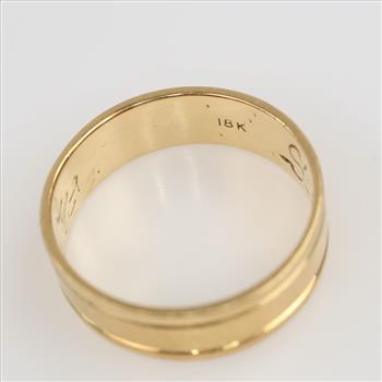 18kt Gold Band