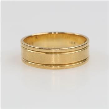 18kt Gold Band