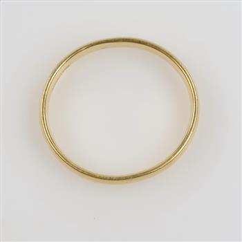 18kt Gold Band