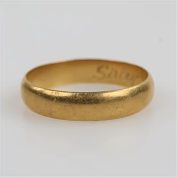 18kt Gold Band