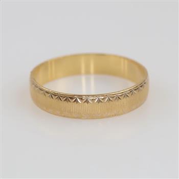 18kt Gold Band