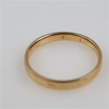 18kt Gold Band