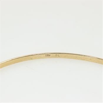 18kt Gold Bangle Bracelet