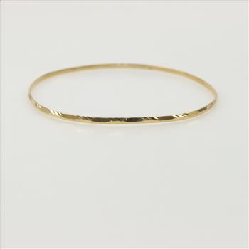 18kt Gold Bangle Bracelet