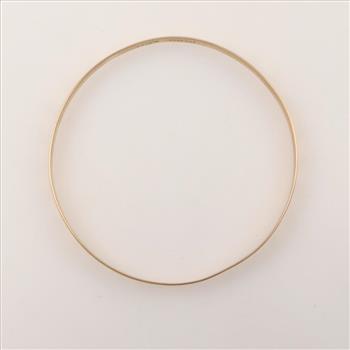 18kt Gold Bangle Bracelet