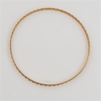 18kt Gold Bangle Bracelet