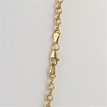 18kt Gold Cable Chain Necklace