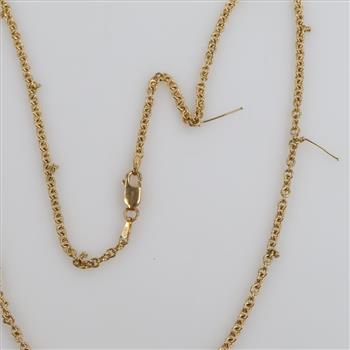 18kt Gold Cable Chain Necklace