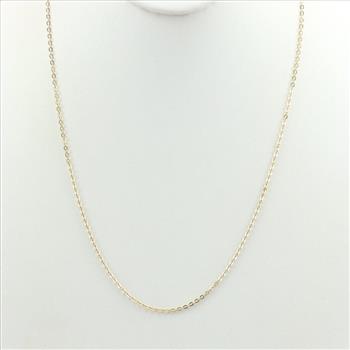 18kt Gold Cable Necklace