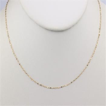 18kt Gold Cable Necklace
