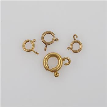 18kt Gold Clasps, 4 Pieces