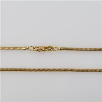 18kt Gold Cocoon Chain Necklace