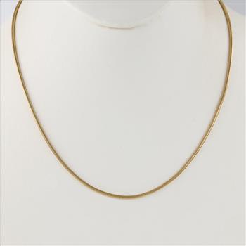 18kt Gold Cocoon Chain Necklace