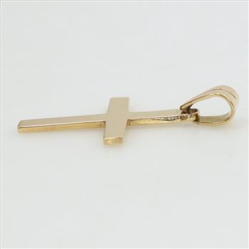 18kt Gold Cross Pendant