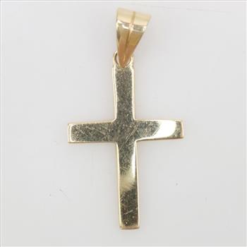 18kt Gold Cross Pendant