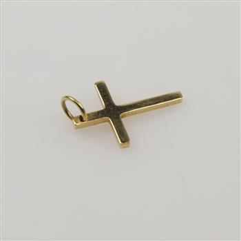 18kt Gold Cross Pendant