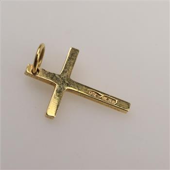 18kt Gold Cross Pendant