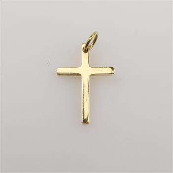 18kt Gold Cross Pendant