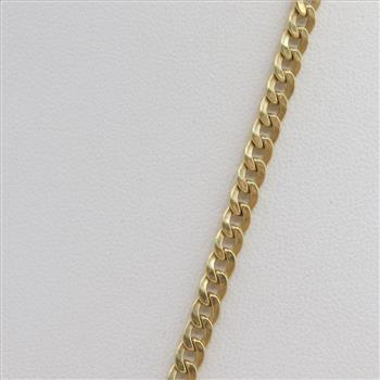 18kt Gold Cuban Link Necklace