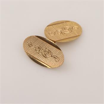 18kt Gold Cufflink