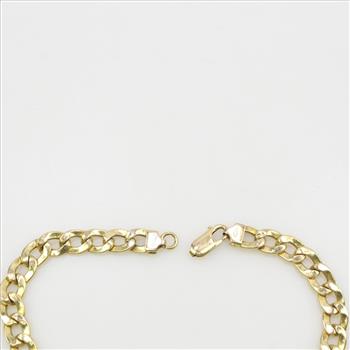 18kt Gold Curb Chain Bracelet