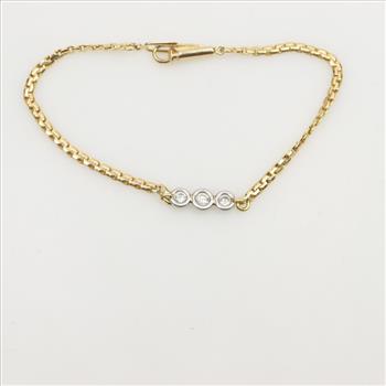18kt Gold Diamond Bracelet