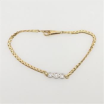 18kt Gold Diamond Bracelet