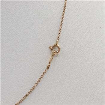 18kt Gold Diamond Cable Chain Necklace
